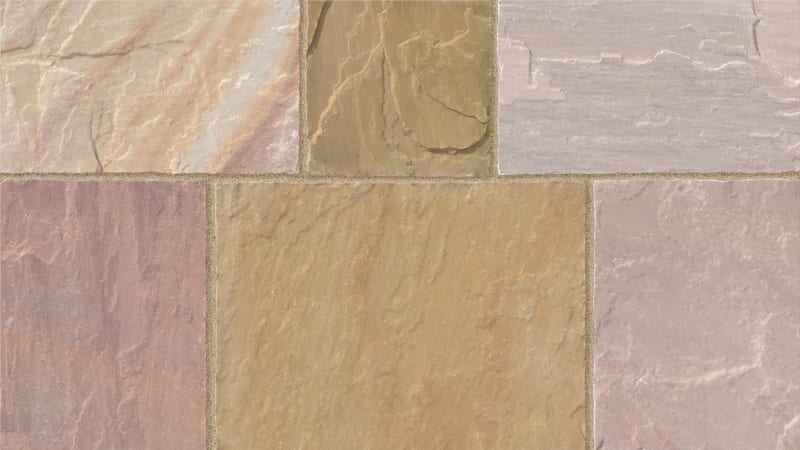 Marketstone Sahara Stone Colour Gradients Block Paving